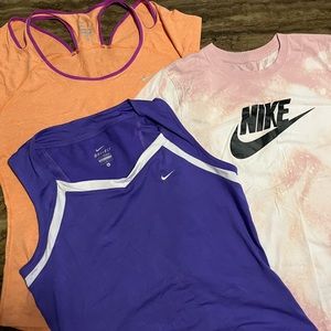 Nike drifit shirts womens large